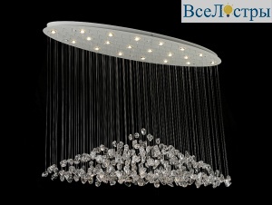 Потолочная люстра Newport 8230/140 С oval white clear М0071679
