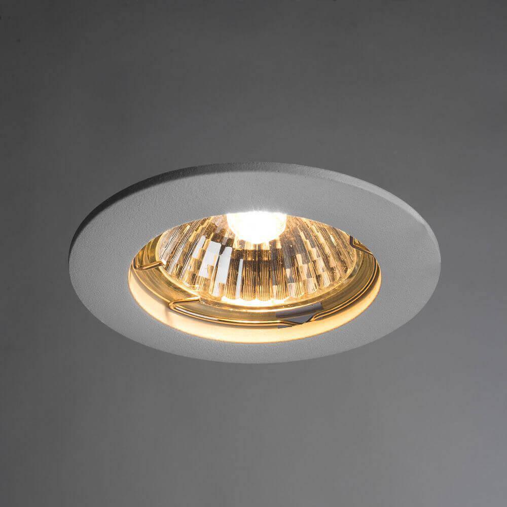 встраиваемый светильник arte lamp basic a2103pl-1wh