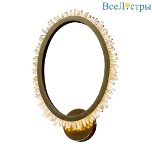 Настенный светильник Delight Collection Quartz Halo MB20020154-1A satin gold