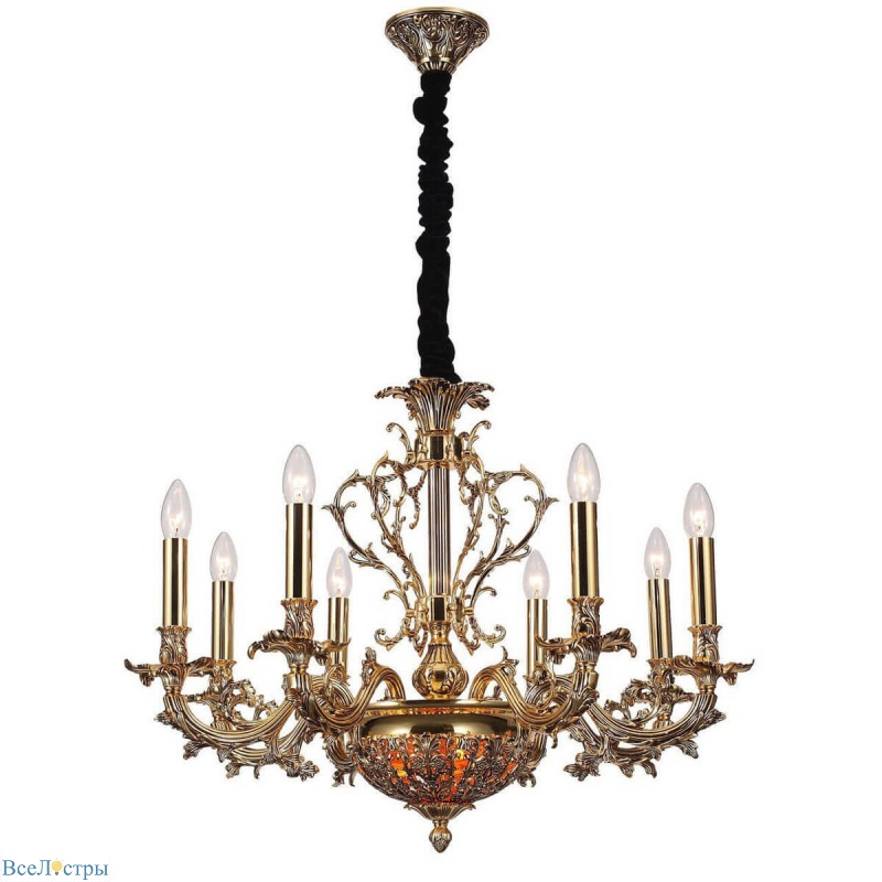 подвесная люстра lucia tucci firenze 1780.8.2 antique gold