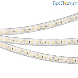 Светодиодная лента герметичная Arlight RTW-PU-A120-10.5mm 12V Warm3000 (16.8 W/m, IP68, Wire 2m, 5m) 029598(3)