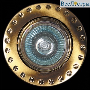 Встраиваемый светильник Reluce 03053-9.0-001AK MR16 SG+GD