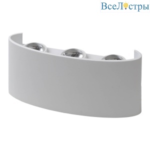 Уличный настенный светильник ЭРА WL12 WH Б0034610