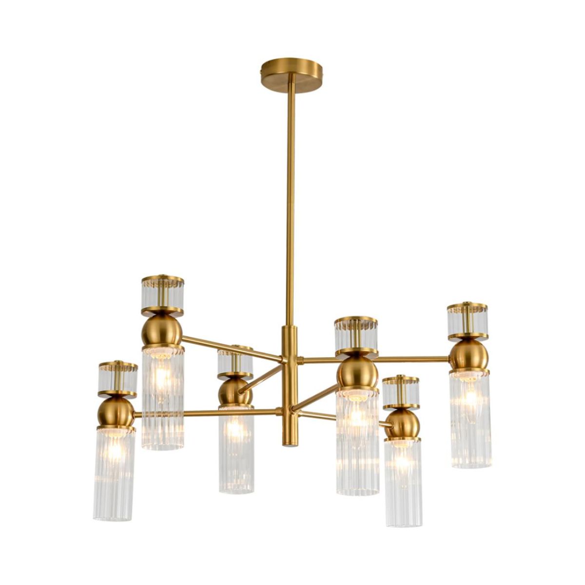 люстра на штанге lumion moderni denver 8276/6