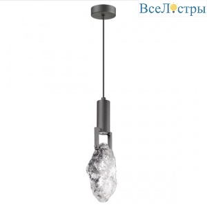 Подвесной светодиодный светильник Odeon Light Midcent Lia 6695/5L