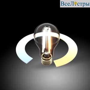 Лампа светодиодная филаментная диммируемая Elektrostandard E27 10W 3300/4200/6500K прозрачная BLE2754 a055920