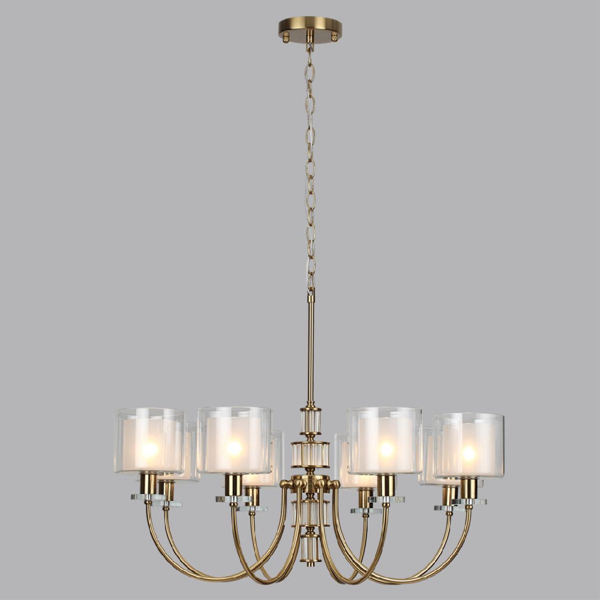 подвесная люстра odeon light saga classic 5088/8