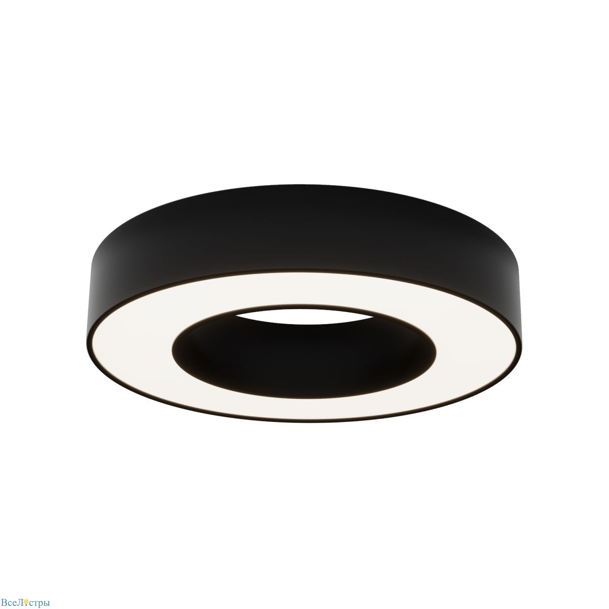 потолочный светильник maytoni lua c093cl-24w4k-b