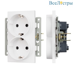 Механизм электрической розетки Arlight SCT-MEUD-PL-WH (250V, 16A) 043764