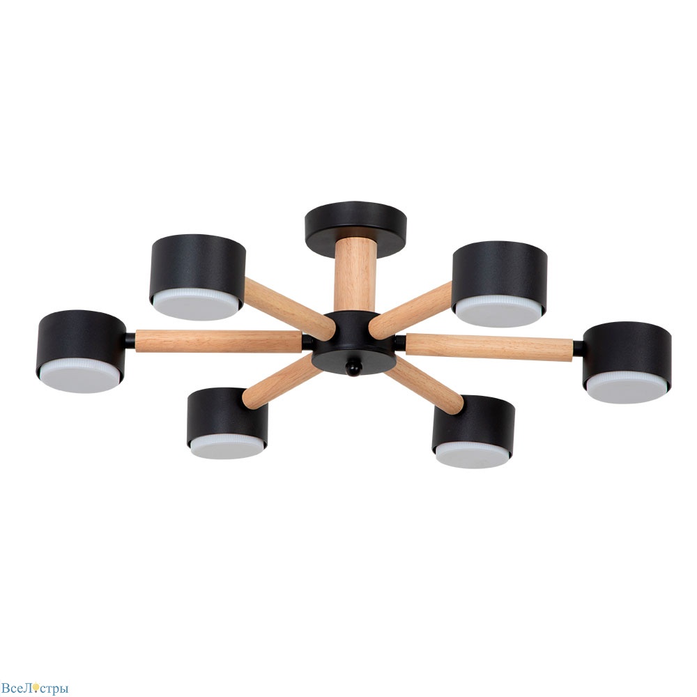 потолочные люстры arte lamp tenda a1624pl-6bk