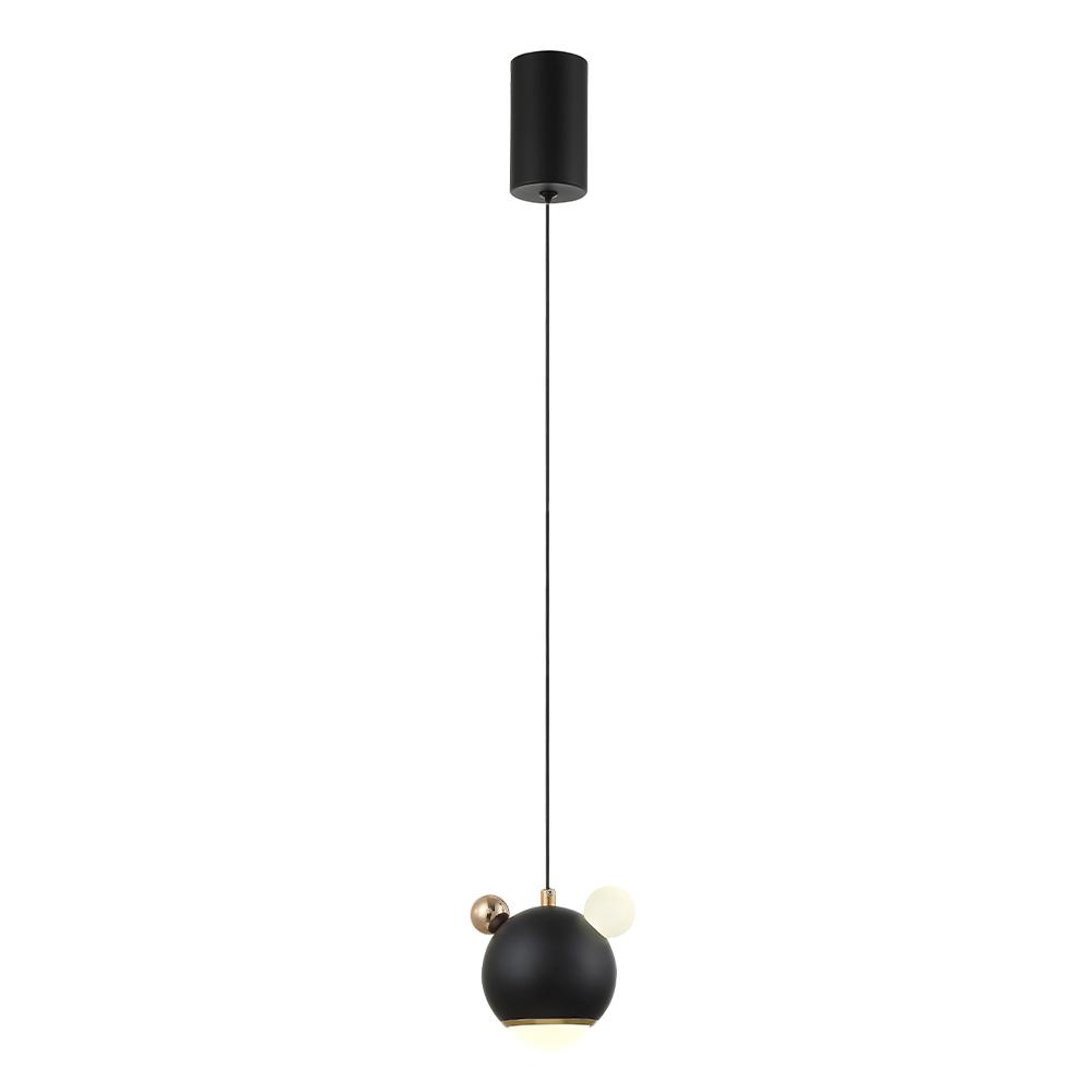 подвесной светодиодный светильник crystal lux amigo sp led black