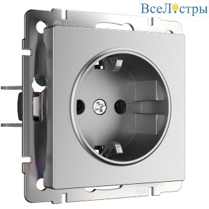 Розетка с заземлением Werkel W1171065 4690389195570 a063612