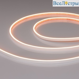 Светодиодная лента герметичная Arlight VELA-M240-2.5x6mm 24V Warm3000 (5 W/m, IP65, 5m) 053268