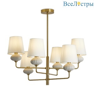 Люстра на штанге Freya Ceramics FR2029PL-06BS