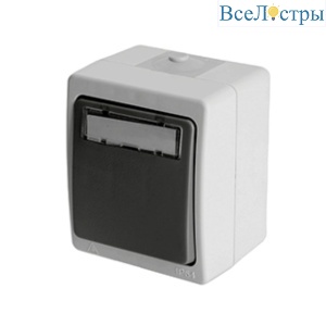 Выключатель одноклавишный Stekker Велена PSW10-114-54 49723