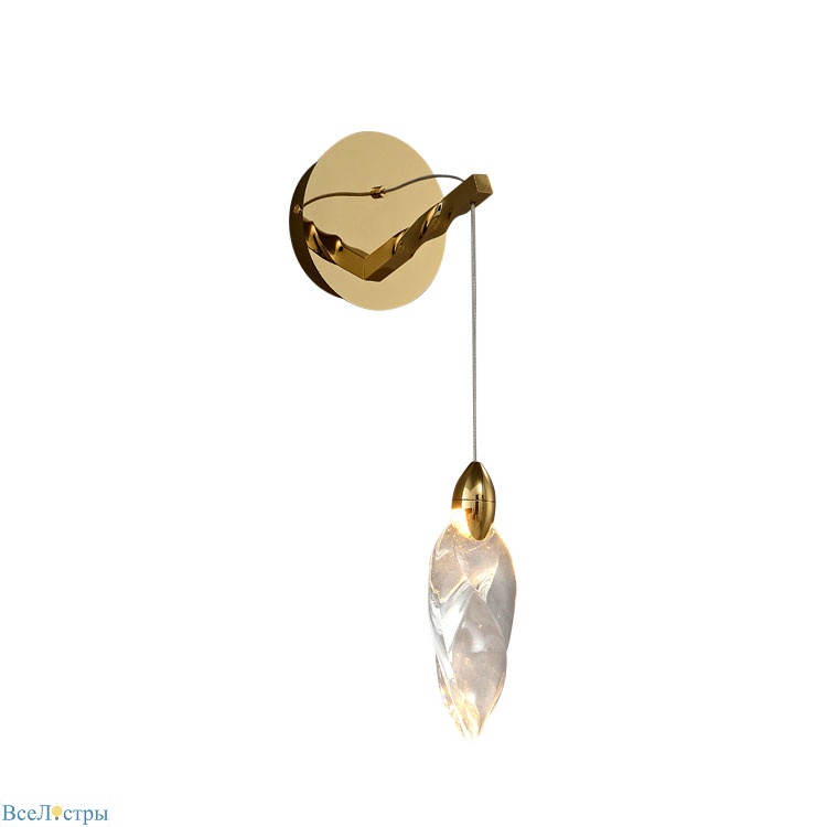 бра delight collection colvin mt9176-1w titanium gold