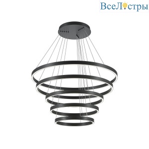 Подвесной светодиодный светильник Maytoni Rim MOD058PL-L200BK