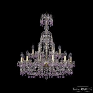 Подвесная люстра Bohemia Ivele Crystal 1410/12+6/240/XL-80 G V7010