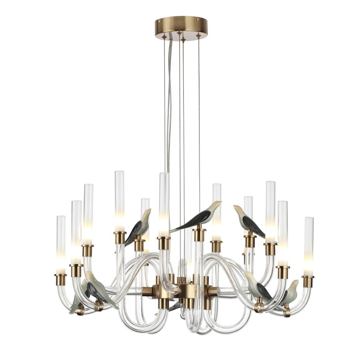 подвесная светодиодная люстра odeon light l-vision lark 5431/30l