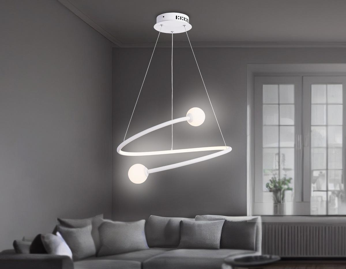 подвесной светодиодный светильник ambrella light comfort linetech fl66291