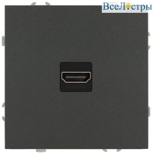Розетка Эра Galaxy 15-3114-06 HDMI IP20 графит Б0070799
