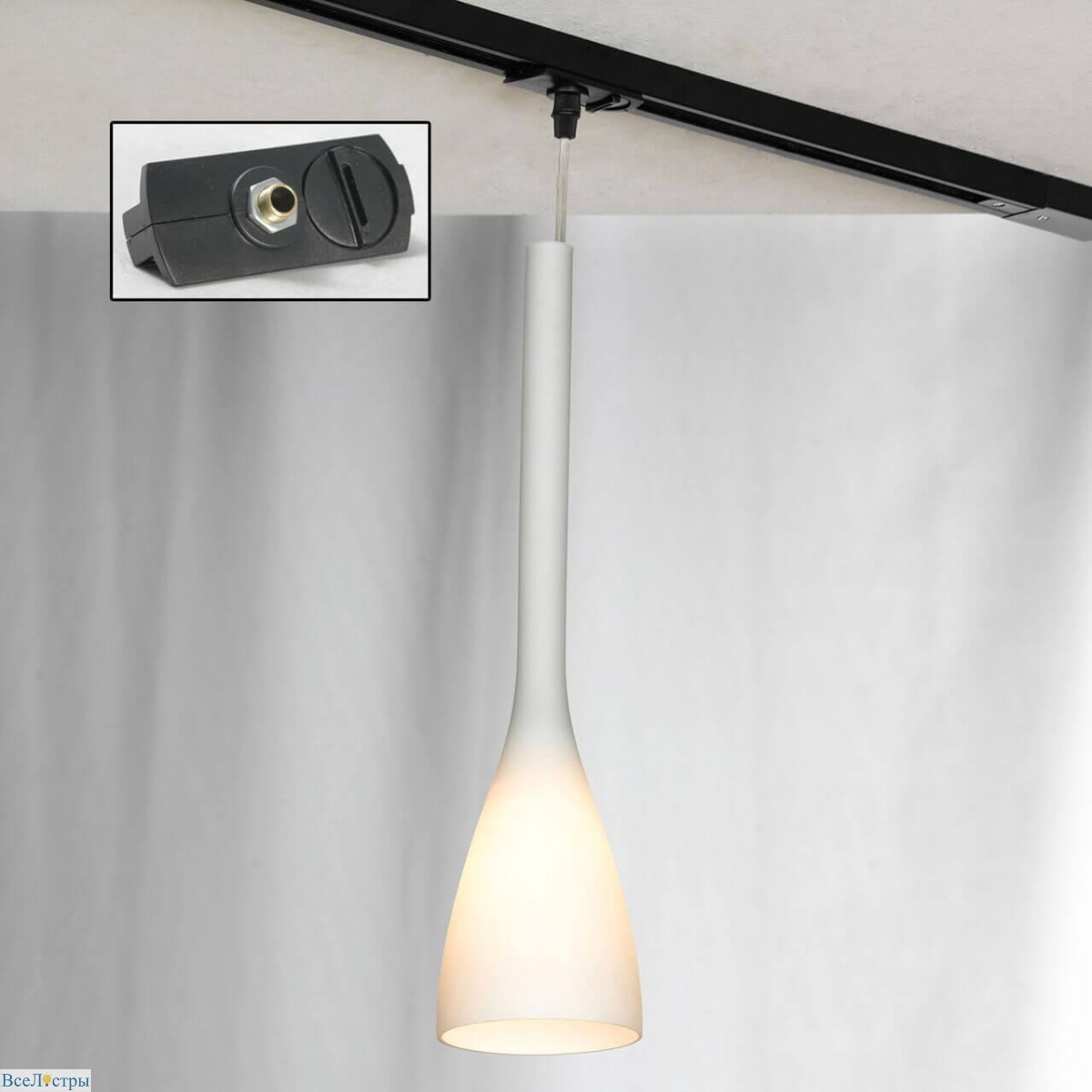 трековый светильник однофазный lussole varmo track lights lsn-0106-01-tab