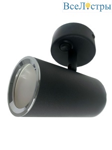Накладной спот Elvan ST-12011-GU10-Bk