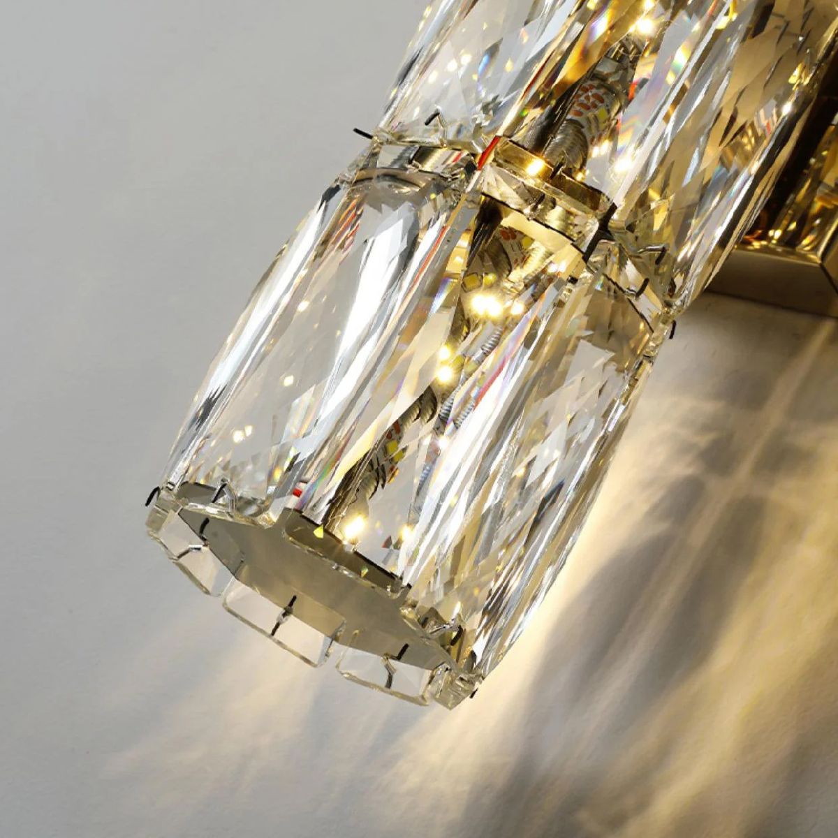 настенный светильник delight collection wall lamp a06w/4 gold/clear