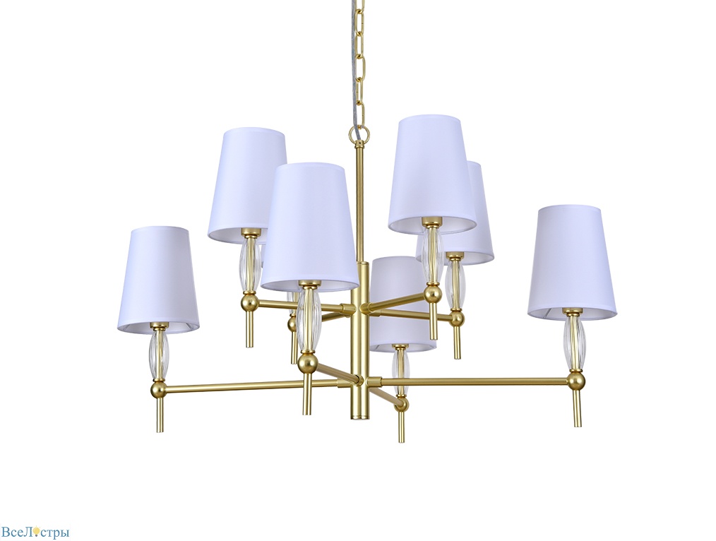 подвесная люстра newport 4378/c mat.gold м0071548