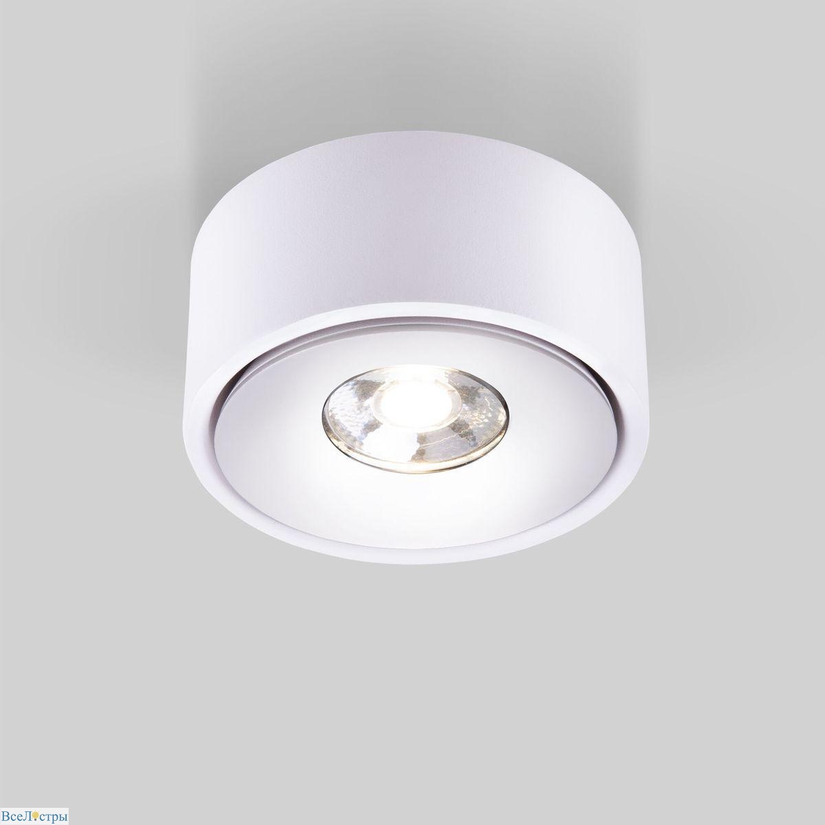 накладной светодиодный светильник elektrostandard glide 25100/led белый a059331