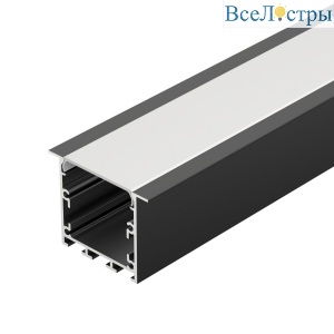 Профиль Arlight LINIA49-F-M-2000 BLACK (Алюминий) 057040