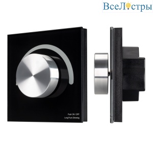 Панель Arlight Smart-P1-Dim-G-IN Black (3V, Rotary, 2.4G) 033753