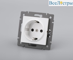 Механизм электрической розетки Arlight SCT-MEU1-PL-WH-V (250V, 16A) 049814