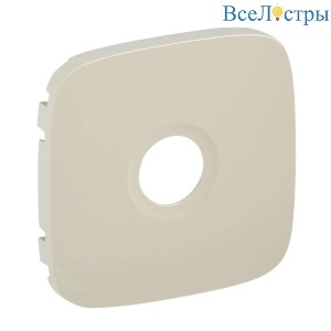 Лицевая панель Legrand Valena Allure розетки TV слоновая кость 754766