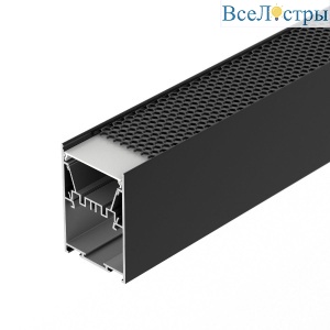 Алюминиевый профиль Arlight LINE-5075-HONEYCOMB-2000 BLACK 044874
