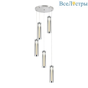 Каскадная люстра Indigo Rilucente 11061/5P Chrome V000147L