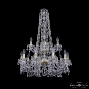 Подвесная люстра Bohemia Ivele Crystal 1403/10+5/240/h-92/2d G