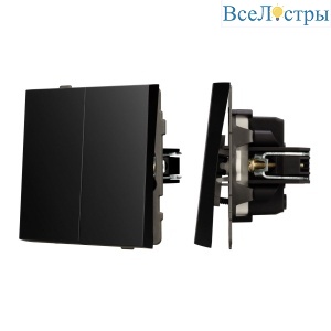 Механизм выключателя управления шторами Arlight SWT-TENDO-MKR2-PL-BK (230V, 10A) 054139