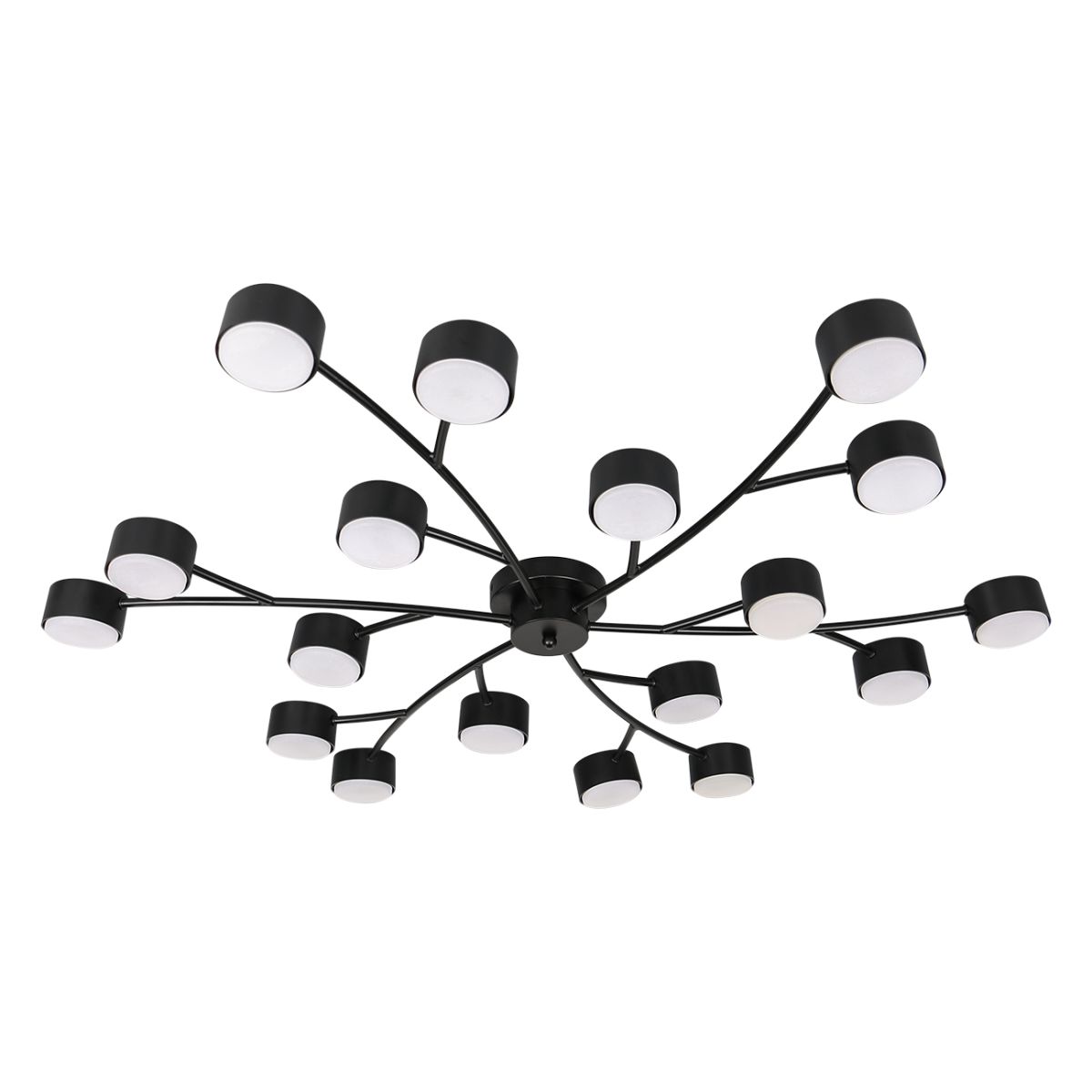 потолочная люстра escada fluxen 120009/18c black es0000034l