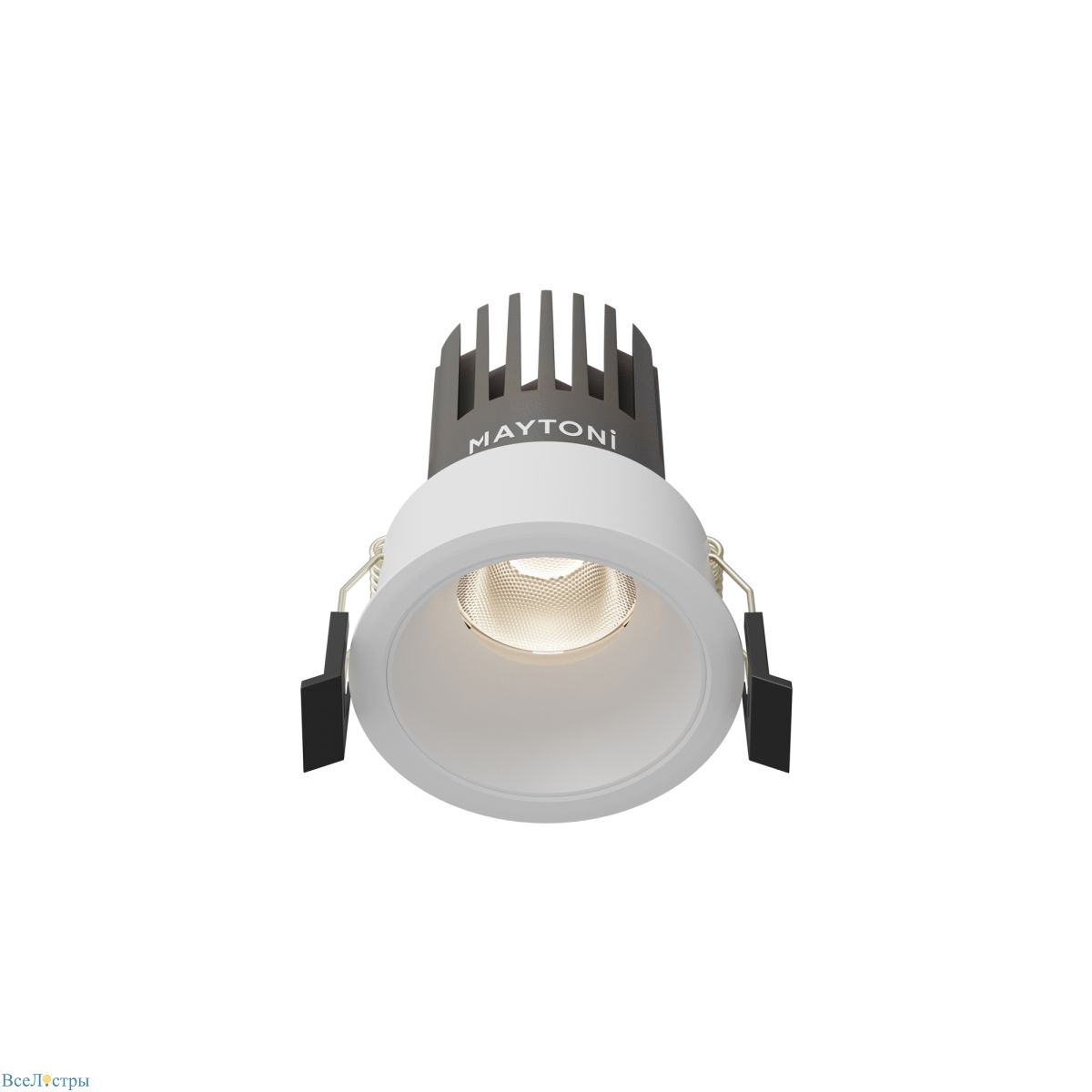 встраиваемый светильник maytoni technical dip hight dl123-10w-4k-w