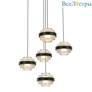 Подвесной светильник Delight Collection MD22030002 MD22030002-5A black/clear