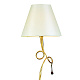 торшер mantra paola painted gold 3543