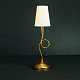настольная лампа mantra paola painted gold 3545
