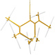 подвесная люстра lightstar struttura 742143