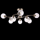 потолочная люстра freya daisy fr5041pl-08bs