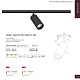 трековый светильник arte lamp linea a4631pl-1bk