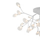 потолочная люстра freya florencia fr5049cl-27w1