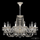 подвесная люстра bohemia ivele crystal al16302/12/300 wmg