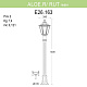 уличный светильник fumagalli aloe r/rut e26.163.000.ayf1r