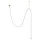 подвесной светильник odeon light corda 4399/40cl